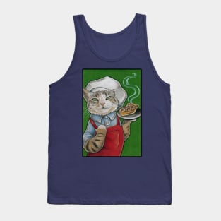 Cat Chef with Pecan Pie Tank Top